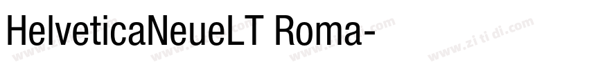 HelveticaNeueLT Roma字体转换